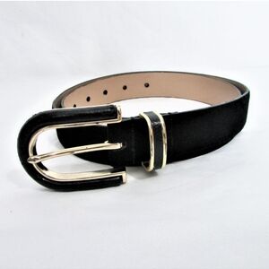 Banana Republic black leather belt S